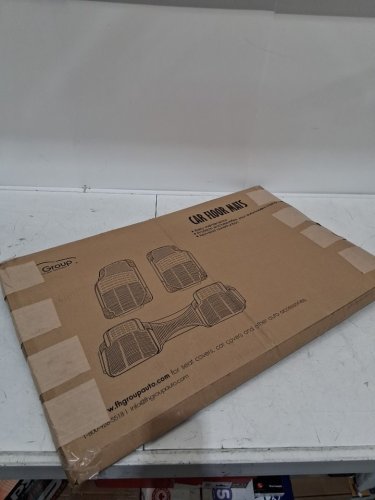 3PC FH GROUP HEAVY DUTY TRIMMABLE ALL-WEATHER CAR FLOOR MATS - Universal Fit - BLACK (MODEL: F11306-BLACK) image 2