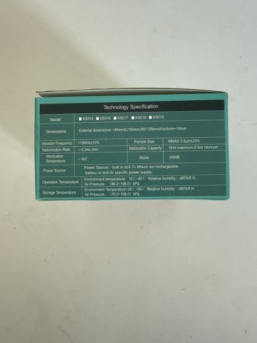 Portable Nebulizer Piezoelectric Mesh Atomizer with digital display image 4