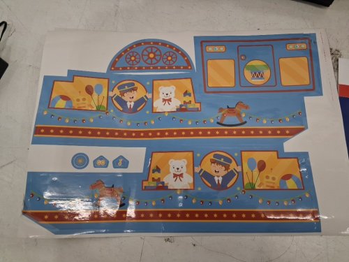 2-IN-1 Electric Kids Ride On Car Toy Train with Tracks - 6v - 20.3" - Blue (model: TQ10108US-NY) image 6