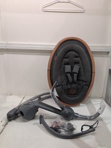 maxi-cosi cassia swing with 5 speeds music and 2 recline positions - 20lb cap - classic graphite grey (MODEL: 53302CHCRA) image 3