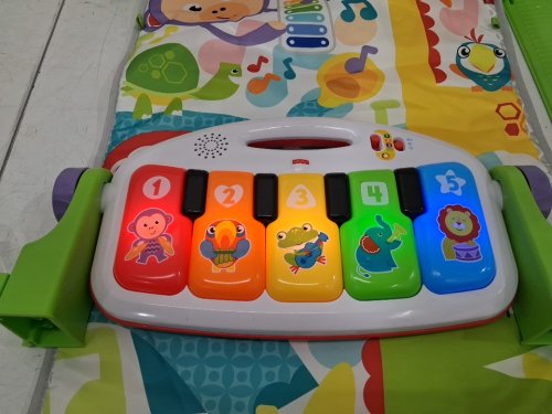 FISHER-PRICE DELUXE KICK & PLAY PIANO GYM and MARACAS - French Version - multicolour (MODEL: GDD08-9963) image 3