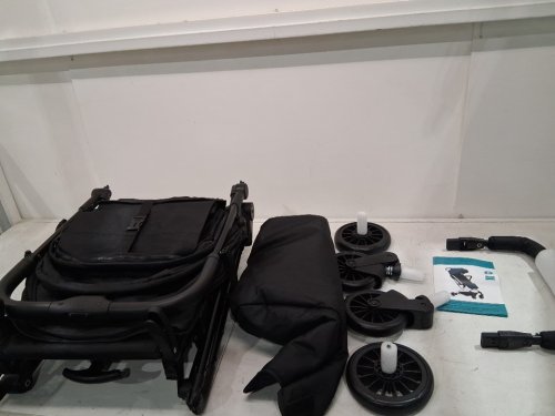 DrBash Compact Fold Baby Stroller - Black (Model: 309 / sleek-blk) image 3