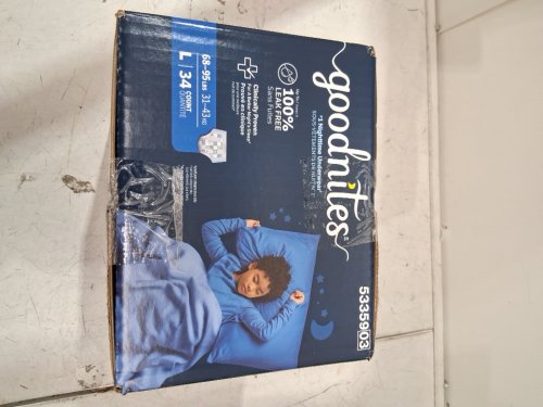 34PK boy's Goodnites nighttime bedwetting Underwear- Large (68-95lb) (Model: 53359) image 4