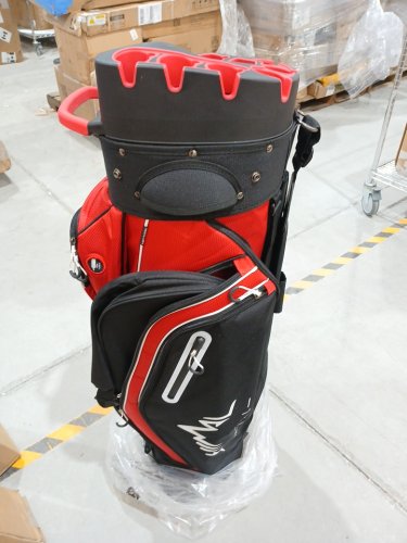 UNIHIMAL 14-Way Golf Cart Bag Pro with Full Length Divider Top - 40" - Red/Black image 6