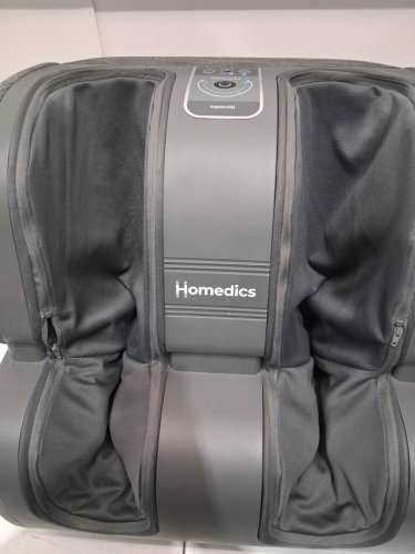 Homedics deluxe foot/calf massager with 4 programs - grey - (Model: FMS-401HJ) image 3
