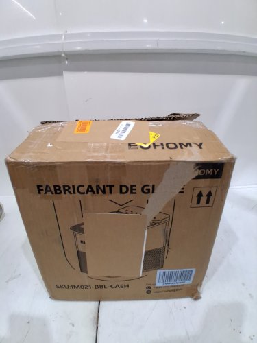 EUHOMY SELF-CLEANING BULLET COUNTERTOP ICE MAKER WITH ICE SCOOP - MAKES 27LB PER DAY - BLACK (MODEL: im021-bbl-caeh / IMB1008CA-UL) image 2