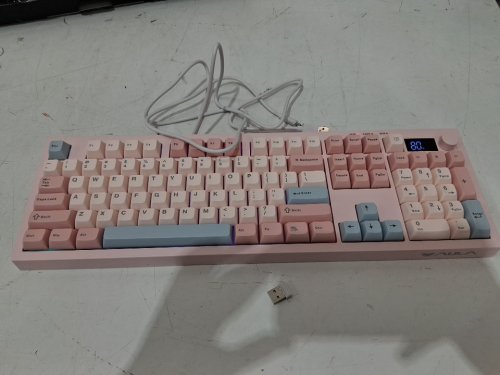 EPOMAKER AULA S102 PRO WIRED RGB BACKLIT GAMING KEYBOARD - PINK/BLUE image 3