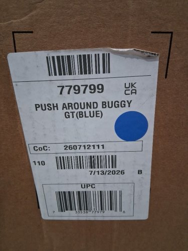 Step2 Push Around Buggy GT car with seat belt & horn - 50LBS max - BLUE/BLACK (Model: 779799) image 3