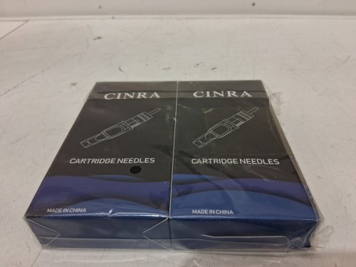 40PC Cinra Disposable Tattoo Cartridge Needles - Green / Clear (Model: 1205M1) image 2