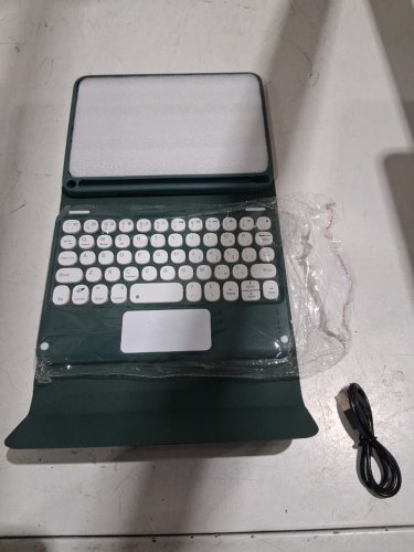 SMART Keyboard Case for iPad mini  6 - Slim Round Keys, Detachable Wireless Keyboard, Pencil Holder, 8.3" - DARK GREEN image 3