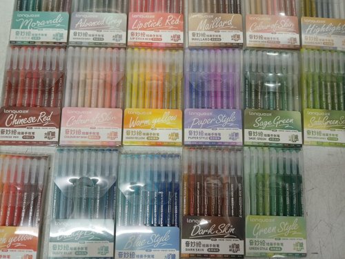17PK Languo Fine Point 0.5mm Quick-Drying Ink gel pens - 153 pens total - Multi Colour image 4