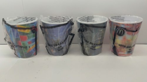 8PC MCDONALD'S LEGO MOVIE COLLECTORS CUPS, 8OZ - 2013 image 2