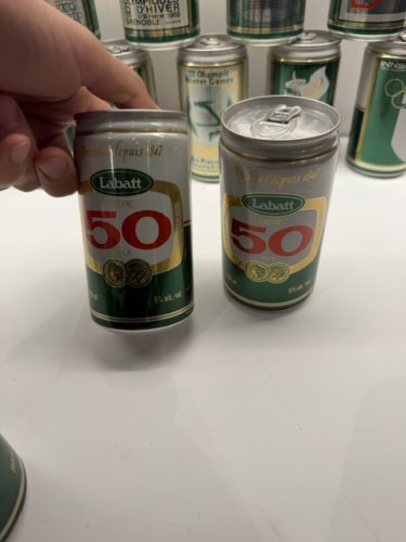 16 ASSTD COLLECTIBLE *FULL* ALE CANS OF THE WINTER OLYMPICS (ALL DIFFERENT YEARS FROM THE PAST) image 3