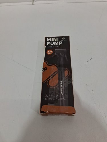 west biking mini Bicycle pump - 100psi - black image 4