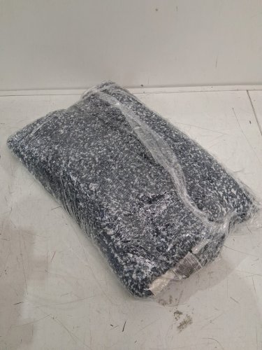 Roots home anti-slip bathroom mat - 22" x 36" - blue image 2