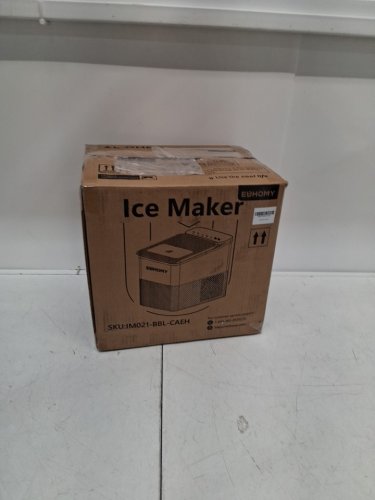 EUHOMY SELF-CLEANING BULLET COUNTERTOP ICE MAKER WITH ICE SCOOP - MAKES 27LB PER DAY - BLACK (MODEL: im021-bbl-caeh / IMB1008CA-UL) image 2