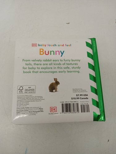 (Boardbook) Baby Touch and Feel: Bunny Interactive Spring Board Book by DK Publishing image 3