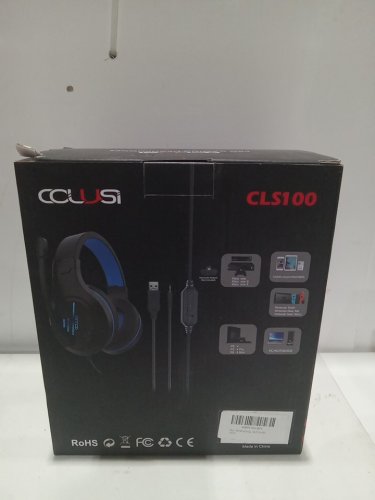 COLUSI Pro+ Wired Gaming Headphones with Microphone - Black/Red (Model: CLS100) image 3