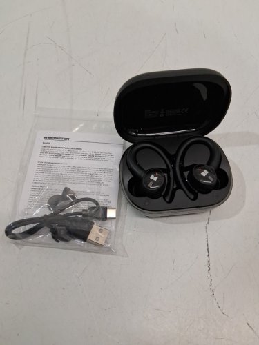 MONSTER N-LITE 216 WIRELESS EARBUDS WITH EARHOOKS - BLACK (MODEL: MH22262) image 2