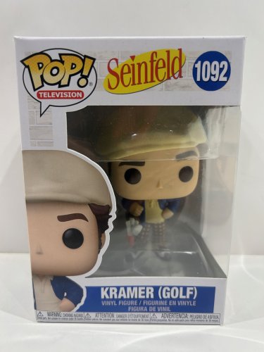 Funko pop! Television: seinfeld - kramer (golf) vinyl figure (#1092) image 2
