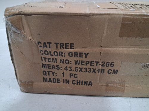 YUNIQUE Cat Tree with Big Cat Condo and Hammock - 40" - grey - (model: wepet-266) image 3