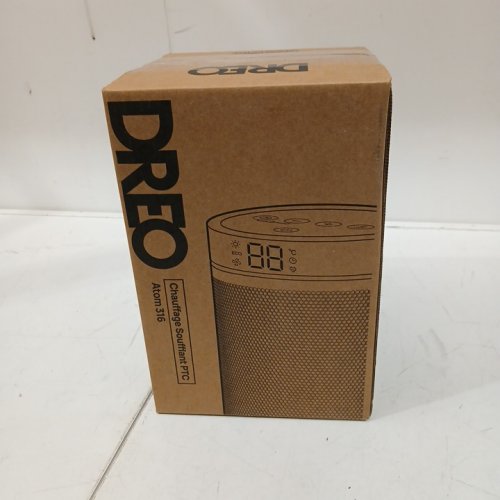 DREO atom 316 COMPACT DIGITAL SPACE HEATER WITH REMOTE CONTROL - 1500W - GOLD (MODEL: DR-HSH006) image 2