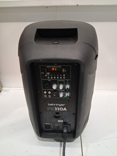 behringer active pa speaker with built in media bluetooth receiver & mixer - 320w 10'' - black - (model: pk110a) image 4