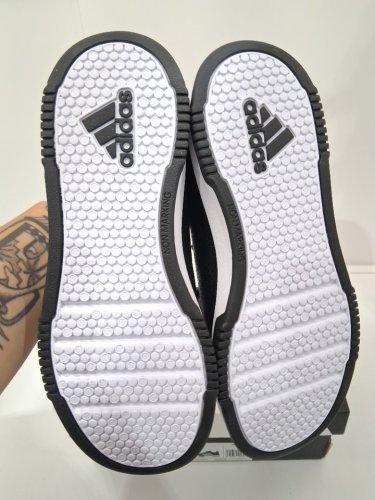 KID'S ADIDAS TENSAUR SPORT 2.0 SPORTSWEAR SHOE - SIZE 5 - WHITE/BLACK - (MODEL: JQ2872 1927856) image 3