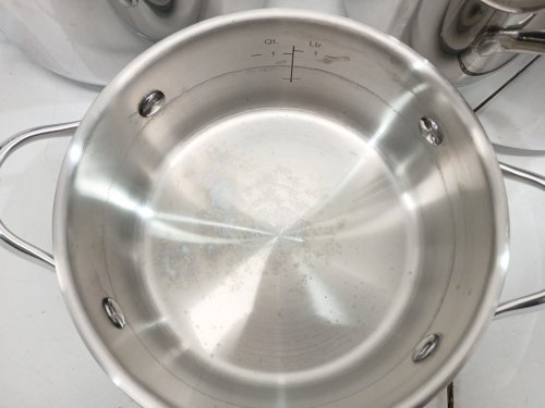 3PC Henckels Stainless Steel pots with Lids - 1.5Qt, 2.5Qt, and 5.6Qt - Silver image 5