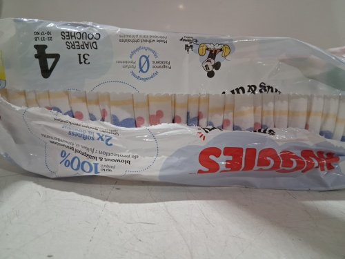 171PK baby huggies snug and dry diapers - size 5 (27+lb) - disney MICKEY MOUSE (model: 56413) image 2