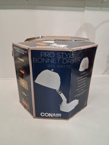 conair pro style portable bonnet hair dryer - white (model: hh320rwbc) image 4
