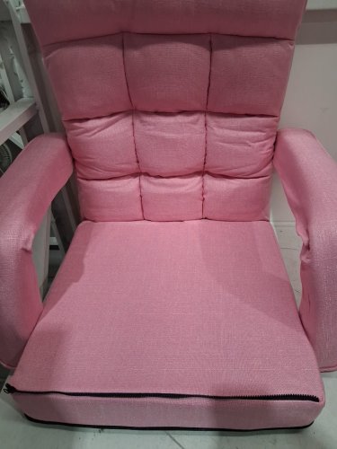 floor gaming chair with 6 adjustable positions - pink (model: a-ffc001cha) image 4