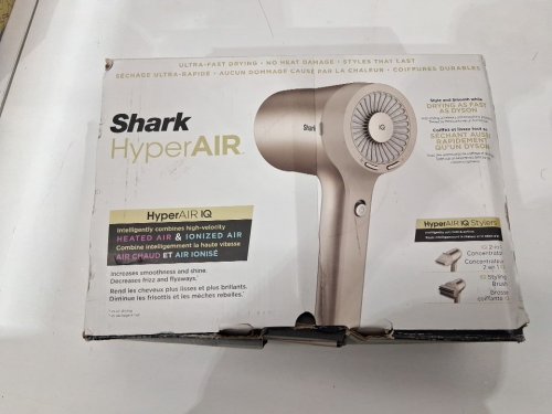 SHARK HYPERAIR FAST-DRYING HAIR DRYER WITH IQ STYLING ATTACHMENTS - BRONZE/STONE - (MODEL: HD112cco) image 2