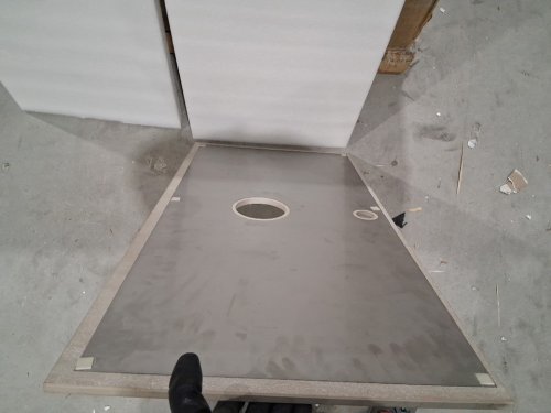 Porcelain vanity top for basin sinks - 36" x 18" - white image 4