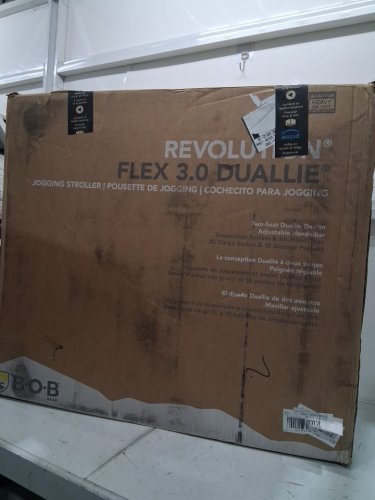 BOB GEAR REVOLUTION FLEX 3.0 DUALLIE JOGGING STROLLER, GRAPHITE BLACK (MODEL: ‎U231947) image 2