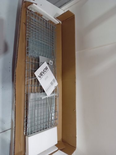HUMANE ANIMAL TRAP - GALVANIZED IRON - 30" X 10" X 12" - SILVER (MODEL: LB-28A) image 4