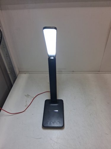 karidi Dimmable led desk lamp with wireless charging station - 5 light modes - black (model: tx26a) image 2