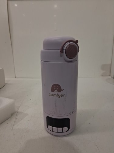 comfyer baby 2-in-1 Portable Baby Bottle Warmer Pro with Built-in Sterilizer, dual modes for milk & water - 17oz - purple (model: bw02) image 3