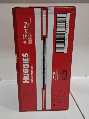 136PK HUGGIES LITTLE MOVERS BABY DIAPERS curved & stretchy fit - SIZE 3 - LION KING image 3