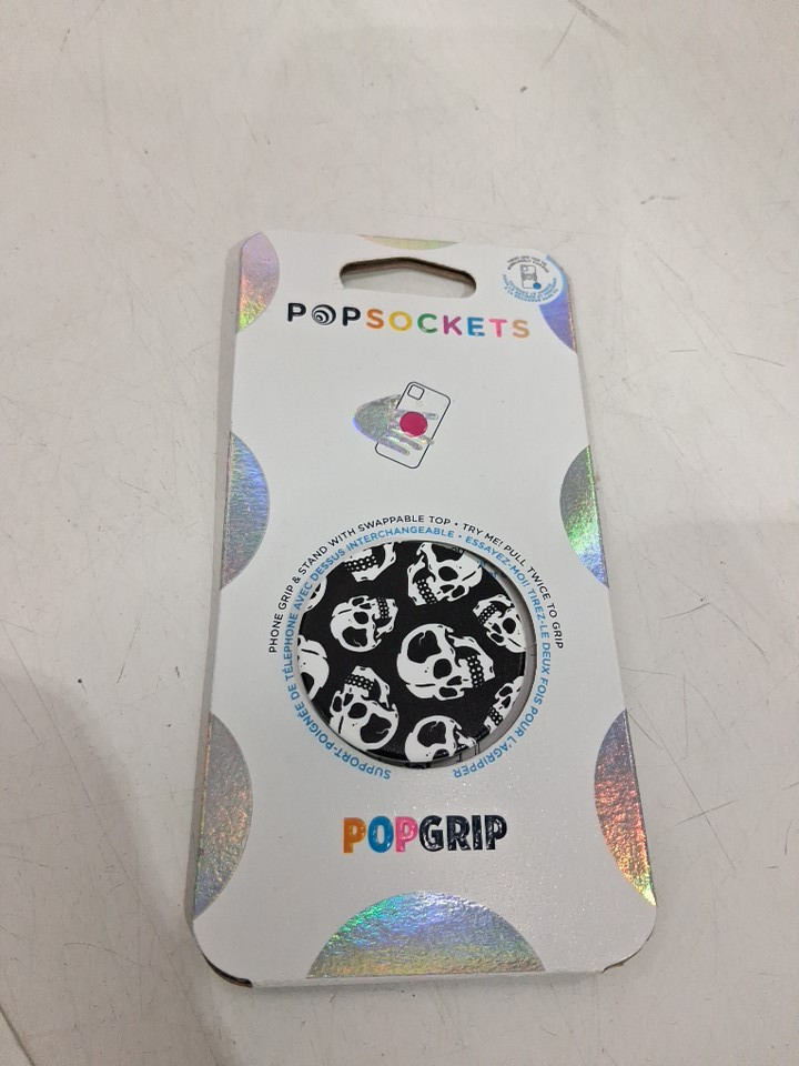 POPSOCKETS POPGRIP Adhesive Phone Grip & Stand - SKELLY SKULLS image 2