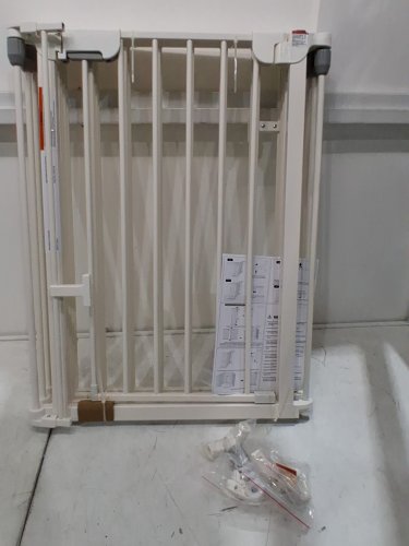 Patywaga 5-Panel Baby Playpen Safety Gate Freestanding White Metal Barrier - 22.8" x 29.1" Panels - (Model: XY017-5P) image 3
