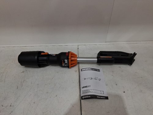 WORX 20V LEAFJET CORDLESS LEAF BLOWER WITH BRUSHLESS MOTOR **TOOL ONLY** - BLACK/ORANGE (MODEL: WG543.9) image 5