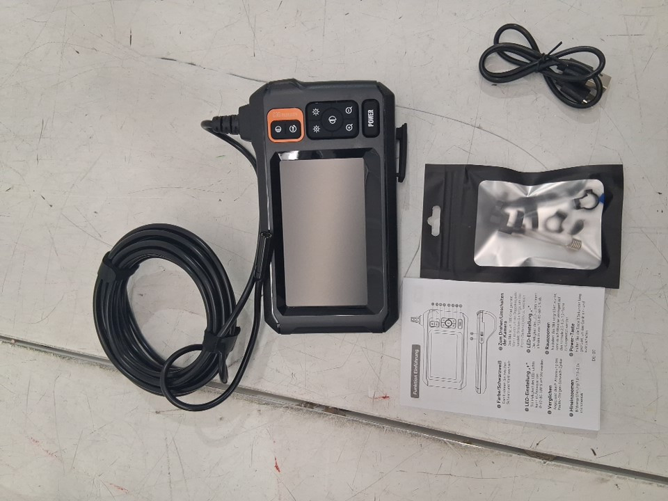 ENDOSCOPE CAMERA WITH LIGHT AND 4.3" IPS SCREEN - 1080P HD - 16.4FT - BLACK (MODEL:C30) image 3