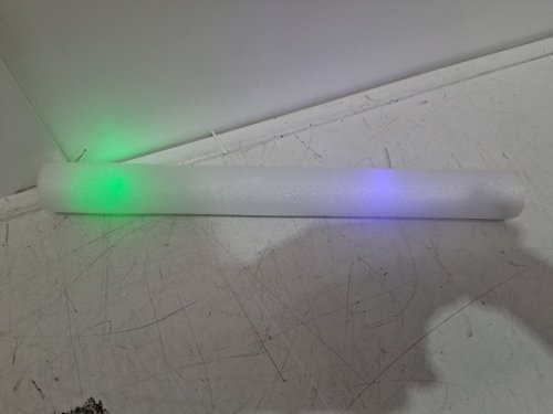 28PK SHQDD foam Glow Sticks with 3 color modes for events and parties - White/multicolour (model:mw343d3.5k28t) image 4