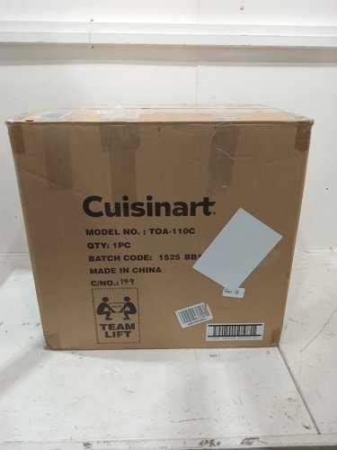 Cuisinart Toaster Oven Air Fryer - 1800w- 26l - black/grey (model:TOA-110C) image 2