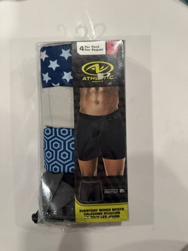 4PK MEN'S ATHLETIC WORKS EVERYDAY TRUNKS - SMALL - ASSORTED COLOURS (STYLE: AW26011008) image 2