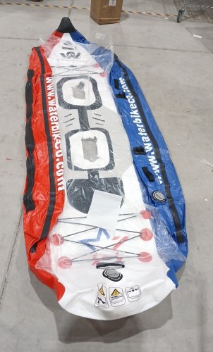 waterbikeco Inflatable Kayak - 2 Person - Red/Blue image 2