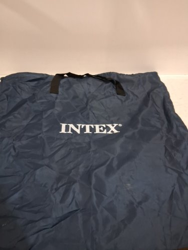 INTEX Dura-Beam Deluxe Supreme Air-Flow Air Mattress WITH Built-In Electric Pump - 20" QUEEN - GREY (MODEL:64489ED) image 5