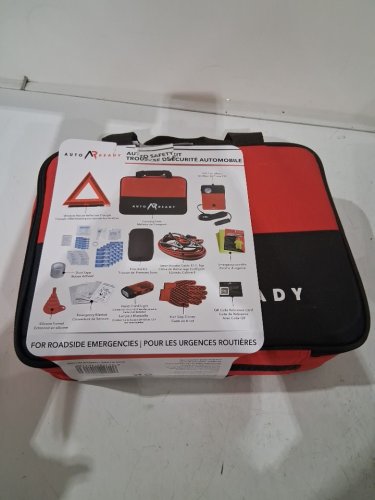 68PC AUTO READY EMERGENCY ROADSIDE KIT - RED/BLACK (MODEL: 3555662) image 2