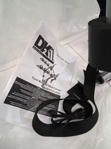 DK2 3-Bike Truck Mount Bicycle Carrier - 81lbs max capacity - 27.5” x 12.5” x 26” (model: BCR190) image 6